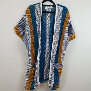 Anthropologie Sparrow Short Sleeve knit Kimono